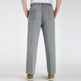 thumbnail image 4 of Zszcpp Men'S Casual Pants Lightweight Cotton Baggy Stright Barrel Loose Plus Size Refreshing Recreation Trousers Casual Trouser, 4 of 5