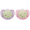 NUK Airflow Glow-in-the-Dark Pacifiers, 6-18 Months, 2-Pack