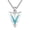 A2, variant on Arrowhead Necklace Men Women, Mens Turquoise Necklace, Crushed Turquoise Celtic Knot, Mens Western Necklace, Arrow Head Necklaces for Men, Protection Gift