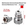 thumbnail image 2 of Multi-function Universal Socket Wrench Tool,Universal Maintenance Tool, 0-19mm Adjustable Universal, 2 of 6