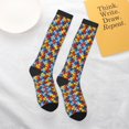 thumbnail image 6 of Womens Autism Awareness Puzzle Piece Knee High Socks Comfy Thermal Boot Long Socks, 6 of 7