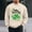 Khaki, variant on QUNYINEY St Patricks Day Sweatshirt for Men Long Sleeve Black Casual Crew Neck Tops Pullover Drop Shoulder Loose Sweatshirts
