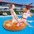 thumbnail image 1 of Neinkie Winter Snow Tube for Sledding, Inflatable Snow Sled for Kids and Adults, Heavy Duty Snow Tubes Wear-Resistant Material & Thickening Freeze-Proof, 1 of 7