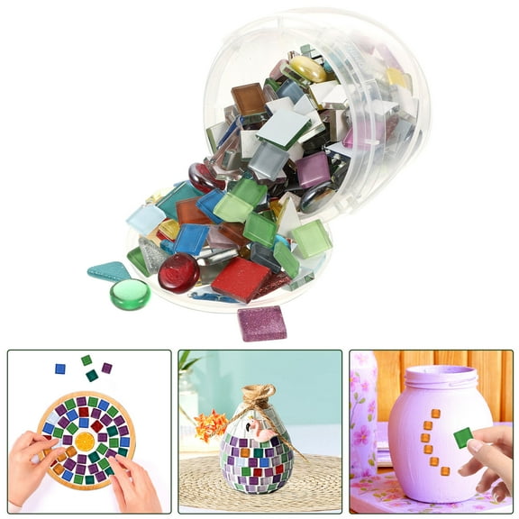 FRCOLOR  Mosaic Tile Tiles for Crafts Bulk Decoration DIY Material