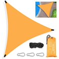 thumbnail image 1 of Voile D‘ombrage Triangulaire, 3 x 3 x 3M Toile Ombrage Triangle Imperméable, avec Protection UV et HDPE Respirant Toile Ombrage, avec Corde, pour Patio Jardin Terrasse Piscine Extérieur esquí esquí Gafas de esquí, 1 of 5