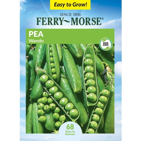 Ferry-Morse Wando Pea Annual Vegetable Seeds - Full Sun - 12 g