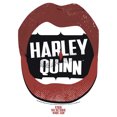 thumbnail image 2 of Women's The Suicide Squad Harley Quinn Lips Logo Graphic Tee White 2X Large, 2 of 4