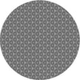 thumbnail image 1 of Ahgly Company Indoor Round Patterned Carbon Gray Area Rugs, 6' Round, 1 of 6