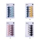 thumbnail image 5 of Matsuzay Gancho de baño ABS de 10 piezas - Colgador de gancho de pared adhesivo organizador duradero fácil de limpiar Decoración del hogar azul oscuro + amarillo, 5 of 6