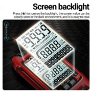 Intelligent Multimeter with Backlit Display Elec Testers Repair Tool
