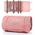 thumbnail image 1 of Neceser de viaje para colgar, 4 en 1 Neceser de viaje plegable e impermeable desmontable para mujer, neceser para colgar o neceser de maquillaje, neceser rosa para baño, 1 of 4