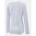 thumbnail image 4 of Women Shirts V Neck Long Sleeve Tops T-Shirt Basic Tees, 4 of 5