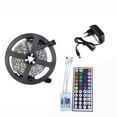 thumbnail image 1 of Kit de tira de LED RGB de 10 m con 600 LED (SMD5050), 16 colores seleccionables, incluye un control remoto con clasificación IP de 24 teclas, un controlador y una fuente de alimentación de 12 V 120 W, 1 of 5