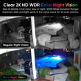 thumbnail image 6 of Restored WYZE Duo Cam Pan Indoor/Outdoor IP65 2K 360° Pan/Tilt Smart Home Security Camera with Color Night Vision, Compatible with Alexa & Google Assistant, White, 6 of 8