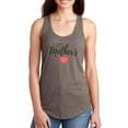 thumbnail image 1 of Happy Mothers Day Pink Heart Racerback Tank Women -Image by Shutterstock, Female XX-Large, 1 of 4
