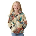 thumbnail image 3 of Xixirimido Boho Mandala Hummingbird Printed Kids Zip Up Hoodies for Boys Girls 3D Graphic Hooded Sweatshirt Zipper Long Sleeve Pullover Top with Pockets for 14-16 Years, 3 of 7