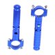 thumbnail image 4 of 1 par de estriberas plegables para motocicleta, reemplazan el accesorio profesional de aluminio Azul, 4 of 8