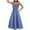 Blue, variant on vigerkar Womens 2025 Summer Dress Casual Sleeveless Spaghetti Strap Smocked Ruffle Beach Long Maxi Dress with Pockets Yellow, M