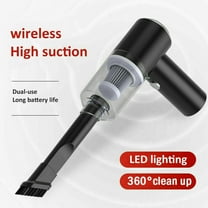 Handheld Vacuum Cordless, Mini Handheld Vacuum Cleaner 9000Pa USB Rechargeable, Dust Buster, Air Blower and Vacuum Pump 3 in 1, Wet Dry Vacuum Cleaner for Car, Home, Office, Pet Hair Cleaning, Black