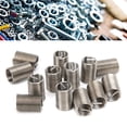 thumbnail image 3 of ZOUSSIQI 50Pcs Helical Threaded Inserts M10x1.25 Spiral Circle Repair Insert Reducer Nut Stainless Steel Threaded Expand Socket Set(M10x1.25x1D) CA919-47340, 3 of 9