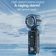 thumbnail image 6 of Portable Three-in-One Handheld Turbo Fan: for Rapid Cooling & Adjustable Speeds, 6 of 10