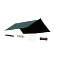 thumbnail image 4 of Hamaca Lona impermeable para lluvia Tienda de campaña para 2-4 personas Equipamiento Toldo toldo Rainfly Verde Negro, 4 of 8
