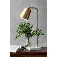 thumbnail image 3 of nuLOOM Lincoln 31" Laiton & Marbre Lampe de Table, 3 of 4
