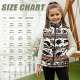 thumbnail image 7 of Uorisanigo Fleece Vest for Boys Girls Full Zipper Jacket Sleeveless Warm Outwear Southwestern Aztec Cow Print Sweatshirt with Pockets Lightweight Fall Winter Fashion Outfits Clothes, 7 of 7