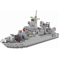 thumbnail image 2 of Navy Destroyer Building Block Set - 533 Pieces - Building Block Set for Kids and Adults - Compatible with All Building Bricks, 2 of 3