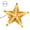 Yellow EU Plug, variant on Hadanceo Christmas Tree Topper Star with LED Light Creative Shape Plug-Play IP65 Waterproof Glowing Five-Pointed Star Xmas Tree Ornament