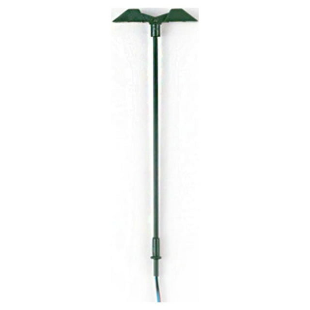 relayinert Model Railway Light Sand Table Scene Mini Train Lamppost DIY Miniature Metal LED Lamps Garden Yard Bonsai Decorations Green(1:87)(Warm)