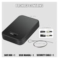 thumbnail image 7 of Small Safe Box Portable Travel Lock Storage Cabinet 3-Digit Password Lock Jewelry Cash ,Compact Design, 7 of 7