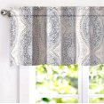 thumbnail image 3 of DriftAway Rideau de Fenêtre Motif Damas et Floral, 3 of 5