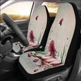 thumbnail image 2 of FMSHPON Set of 2 Car Seat Covers Fairy Tale Pony Unicorn Universal Auto Front Seats Protector Fits for Car,SUV Sedan,Truck, 2 of 4