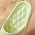 thumbnail image 5 of RKSTN Green Slippers for Women and Men Thick Soled Cushioned Bathroom Shower Shoes Non Slip House Slippers Lightweight Soft Sole Beach Sandals, 5 of 9