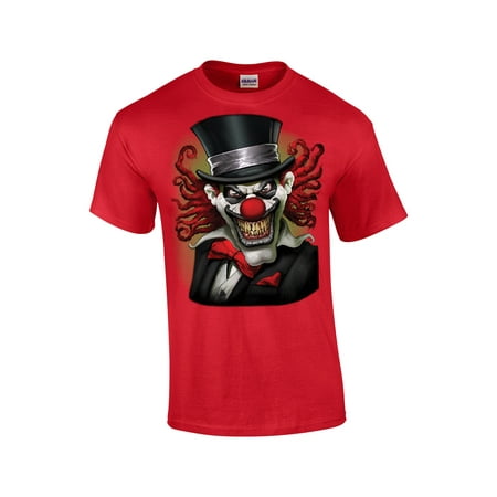 Clown T-Shirt Crazy Clown With A Top Hat