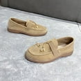 thumbnail image 6 of Kayannuo Loafers Women Shoes Women's Round Head Color Suede Low Heel Comfortable Casual Slip-on Shoes Shoes for Women, 6 of 8