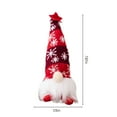 thumbnail image 3 of Leodye 1Pcs Christmas Gnomes Decorations Indoor Gift Plush with Light - Santa Gnomes Plush Cute Christmas Decor Elf Christmas Decorations Indoor Gift Xmas Table Decor-7.87x3.18Inch, 3 of 7