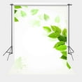 thumbnail image 1 of EREHome Polyester Fabric 5x7ft Fresh Green Leaves Photography Backdrop Studio Photo Props Room Mural, 1 of 2