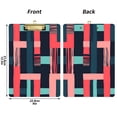 thumbnail image 5 of FORMRS Acrylic Clipboard with Low Profile Clip Standard A4 Letter Size, 12.5" x 9", Pink Geometric, 5 of 8