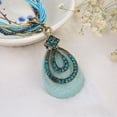 thumbnail image 4 of Collar bohemio estilo étnico retro collar de diamantes joyería cadena collar cadena, 4 of 5
