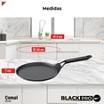 thumbnail image 4 of Comal De Aluminio Forjado 26cm Bogner Black Pro BCPBK26, 4 of 9