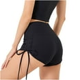 thumbnail image 2 of Yoga Short Pants for Women Hip Lift Quick Dry Shorts High Elastic Workout Shorts Slim Fit Runing Pants Clearance Sales Today Deals Prime, 2 of 3