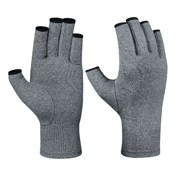 Guantes de presión de medio dedo para ciclismo, antideslizantes, para deportes, fitness y ciclismo.
