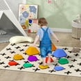 thumbnail image 2 of Qaba 11PCs Stepping Stones Kids, Non-Slip Stackable Balance Stepping Stone, 2 of 10