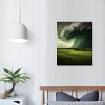 thumbnail image 4 of JEUXUS Storm Wall Art, Tornado Over Open Prairie, Thunderstorm wall art picture, Scenic Storm Cloud Photography Print, Storm Clouds, Thunderstorms, Wall Art, Prints, 4 of 5