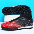 thumbnail image 3 of Zapatos de fútbol profesionales para hombre y mujer, botas de fútbol para exteriores, FG/TF, transpirables, Botines altos de entrenamiento, Unisex, 3 of 5