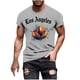 thumbnail image 2 of Tops para hombre, blusas y camisas de manga corta con cuello redondo para hombre, jersey informal con cuello redondo estampado para hombre, pantalones cortos deportivos para fitness, blusa de poliéste, 2 of 5