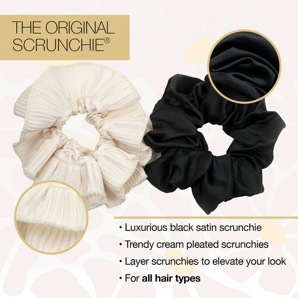 MILK X SODA STRIP SCRUNCHIE BLACK MILK X SODA STRIP SCRUNCHIE BLACK