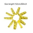 thumbnail image 2 of Cinta métrica, paquete de 4, cinta métrica para cuerpo, cinta métrica de doble escala para costura, cuerpo, sastre, 150 cm/60 pulgadas, 2 of 5